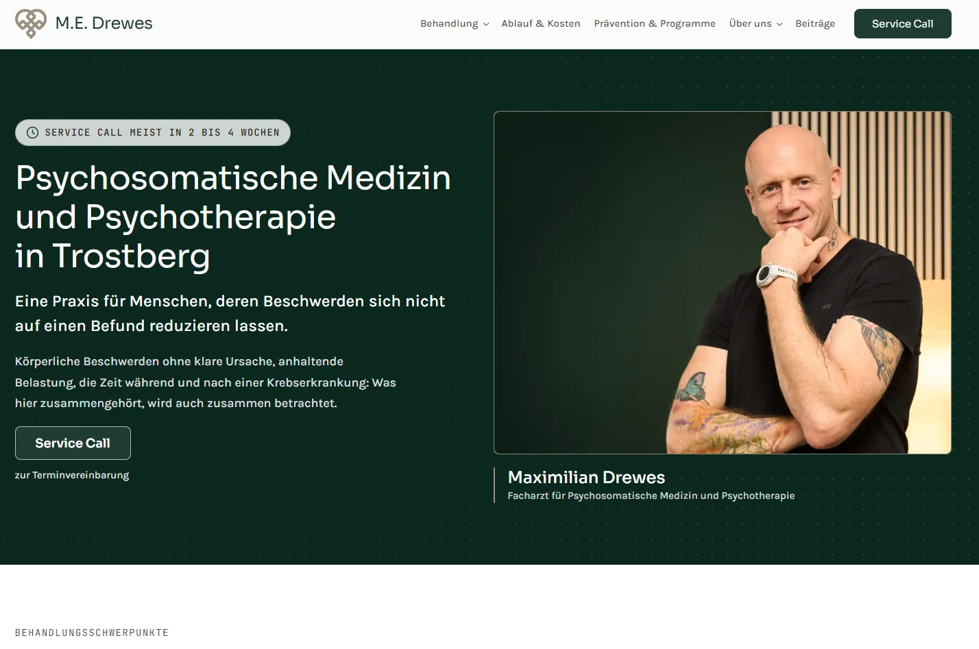 Website Maximilian Drewes