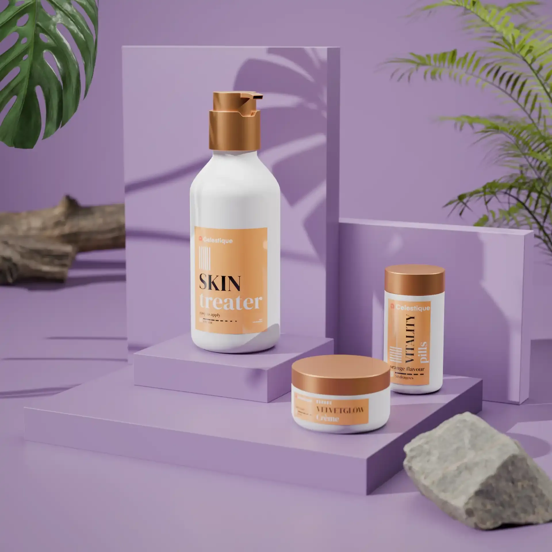 Rendering Kosmetikprodukte