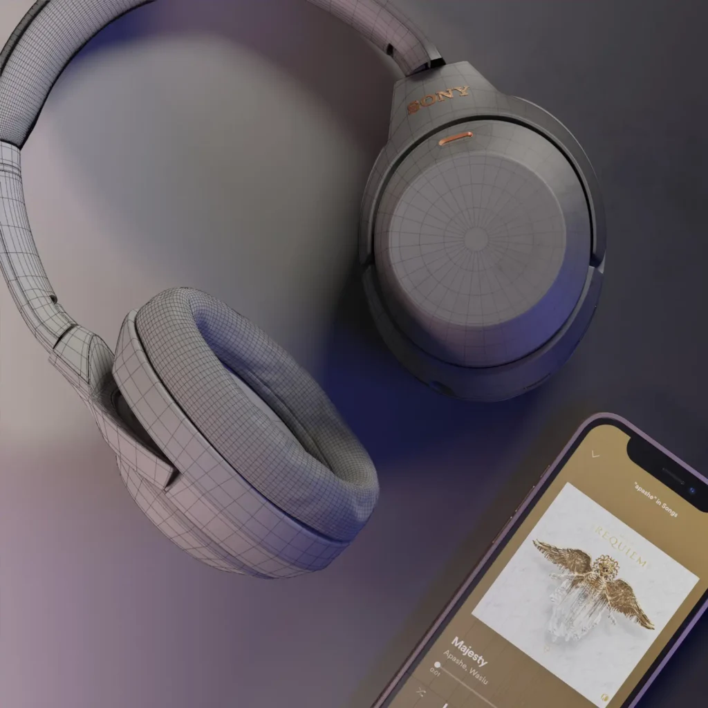 Seitz dominik visuals product rendering kopfhörer